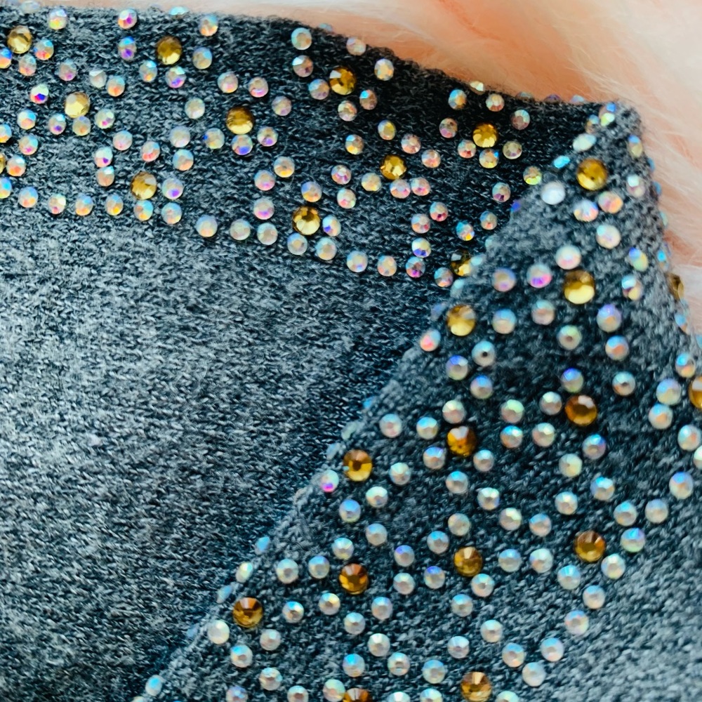 Glamorous Matching Set Decorated With Rhinestones - Picture 11 of 14